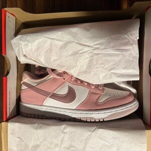 NIKE DUNK LOW PINK VELVET DUNK GS